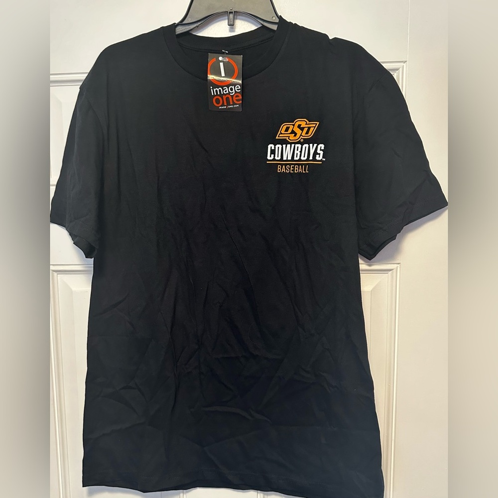 Oklahoma State Cowboys Baseball image one tshirt- men’s large-nwt